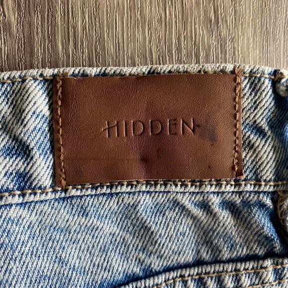 HIDDEN Bailey Vintage Wash Distressed Boyfriend 100% Cotton Jeans - Women's 29 - Picture 14 of 14